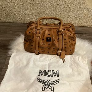 MCM Cognac Bowler’s Bag